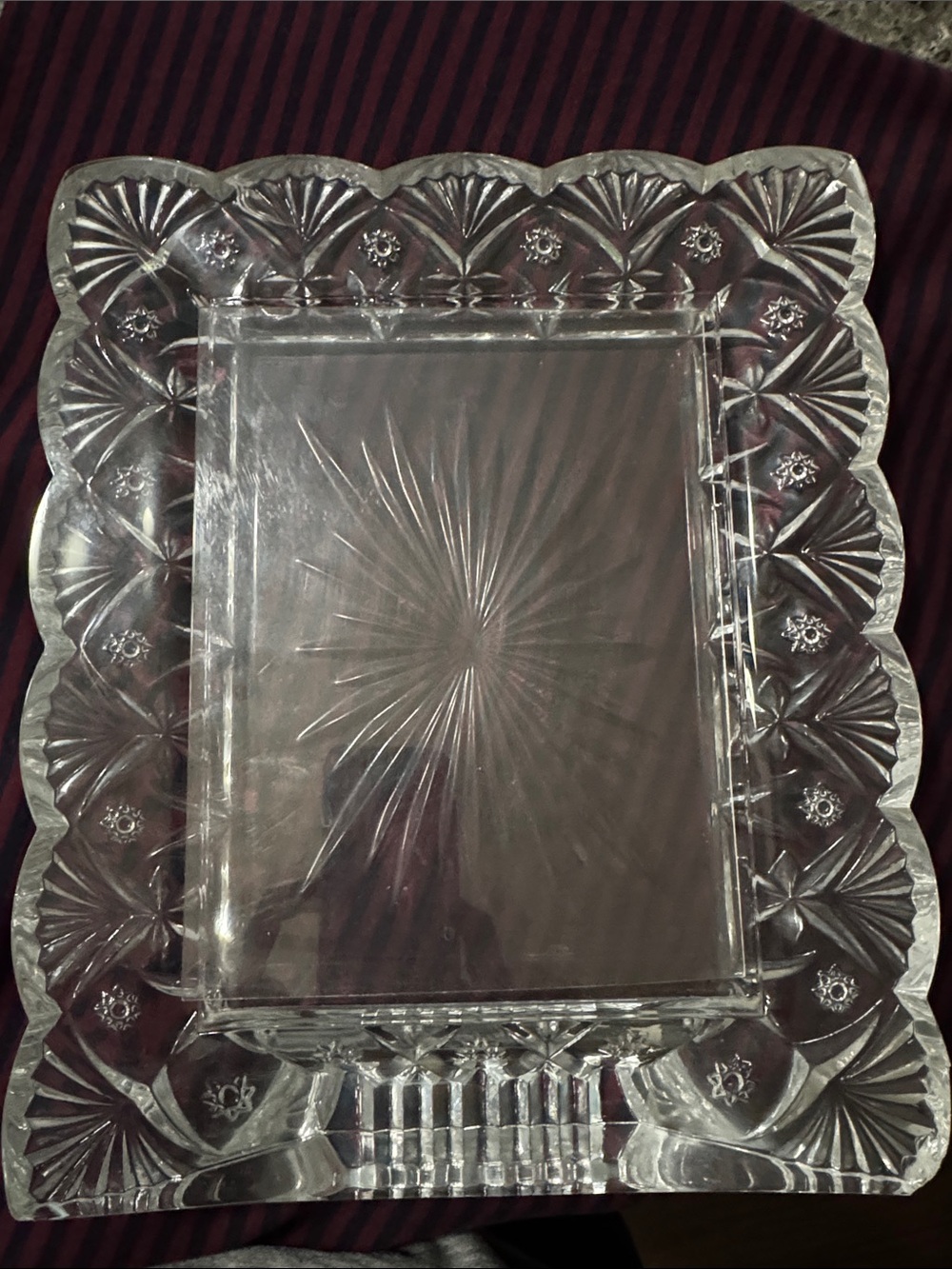 Crystal 5 x 7 Picture Frame - Home Accents Vintage